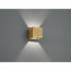 OSRAM - LED Wandlamp - Trion Brida - 4W - Warm Wit 3000K - 1-lichts - Vierkant - Mat Bruin - Natuur Hout 2
