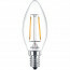 PHILIPS - LED Lamp 10 Pack Filament - Classic LEDCandle 827 B35 CL - E14 Fitting - 2W - Warm Wit 2700K | Vervangt 25W 2