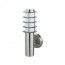 PHILIPS - LED Tuinverlichting - Wandlamp Buiten - CorePro LEDbulb 827 A60 - Nalid 2 - E27 Fitting - 8W - Warm Wit 2700K - Rond - RVS 