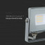SAMSUNG - LED Bouwlamp 10 Watt - LED Schijnwerper - Viron Dana - Helder/Koud Wit 6400K - Mat Grijs - Aluminium 10