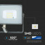 SAMSUNG - LED Bouwlamp 10 Watt - LED Schijnwerper - Viron Dana - Helder/Koud Wit 6400K - Mat Grijs - Aluminium 6