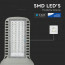 SAMSUNG - LED Straatlamp Slim - Viron Unato - 100W - Helder/Koud Wit 6400K - Waterdicht IP65 - Mat Grijs - Aluminium 6