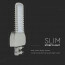 SAMSUNG - LED Straatlamp Slim - Viron Unato - 100W - Helder/Koud Wit 6400K - Waterdicht IP65 - Mat Grijs - Aluminium 7