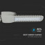 SAMSUNG - LED Straatlamp Slim - Viron Unato - 100W - Helder/Koud Wit 6400K - Waterdicht IP65 - Mat Grijs - Aluminium 8