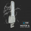 SAMSUNG - LED Straatlamp Slim - Viron Unato - 100W - Natuurlijk Wit 4000K - Waterdicht IP65 - Mat Grijs - Aluminium 5