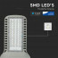 SAMSUNG - LED Straatlamp Slim - Viron Unato - 100W - Natuurlijk Wit 4000K - Waterdicht IP65 - Mat Grijs - Aluminium 6
