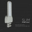 SAMSUNG - LED Straatlamp Slim - Viron Unato - 100W - Natuurlijk Wit 4000K - Waterdicht IP65 - Mat Grijs - Aluminium 7