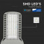 SAMSUNG - LED Straatlamp Slim - Viron Unato - 150W - Natuurlijk Wit 4000K - Waterdicht IP65 - Mat Grijs - Aluminium 6