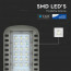 SAMSUNG - LED Straatlamp Slim - Viron Unato - 30W - Helder/Koud Wit 6400K - Waterdicht IP65 - Mat Grijs - Aluminium 7