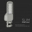 SAMSUNG - LED Straatlamp Slim - Viron Unato - 30W - Helder/Koud Wit 6400K - Waterdicht IP65 - Mat Grijs - Aluminium 9