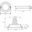 Spot Armatuur 10 Pack - Pragmi Alpin Pro - GU10 Fitting - Inbouw Rond - Mat Goud - Aluminium - Kantelbaar - Ø92mm Lijntekening