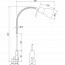 Stekkerlamp Lamp - Trion Levino - E14 Fitting - 6W - Warm Wit 3000K - Mat Nikkel - Aluminium Lijntekening