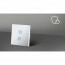 Touchschakelaar Smart WiFi - Aigi Smarton - Inbouw - 2-voudig Touch Schakelaar - Incl. Glazen Afdekraam - Wit 8