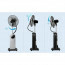 Ventilator met Water - Aigi Amoni - Mistventilator voor Binnen - Statiefventilator - Staand - Rond - Mat Zwart - Kunststof  10