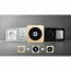 Wandcontactdoos - Aigi Jura - Inbouw - Rond - Kunststof - 2-voudig USB Aansluiting - Zwart 2