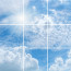 Wolkenplafond Acrylplaat - 60x60 - Wolkenlucht 3
